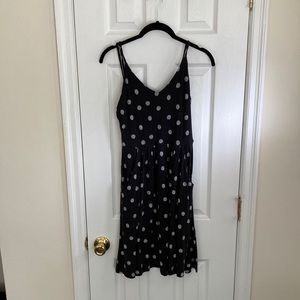 Black polka dot Cynthia Rowley summer dress